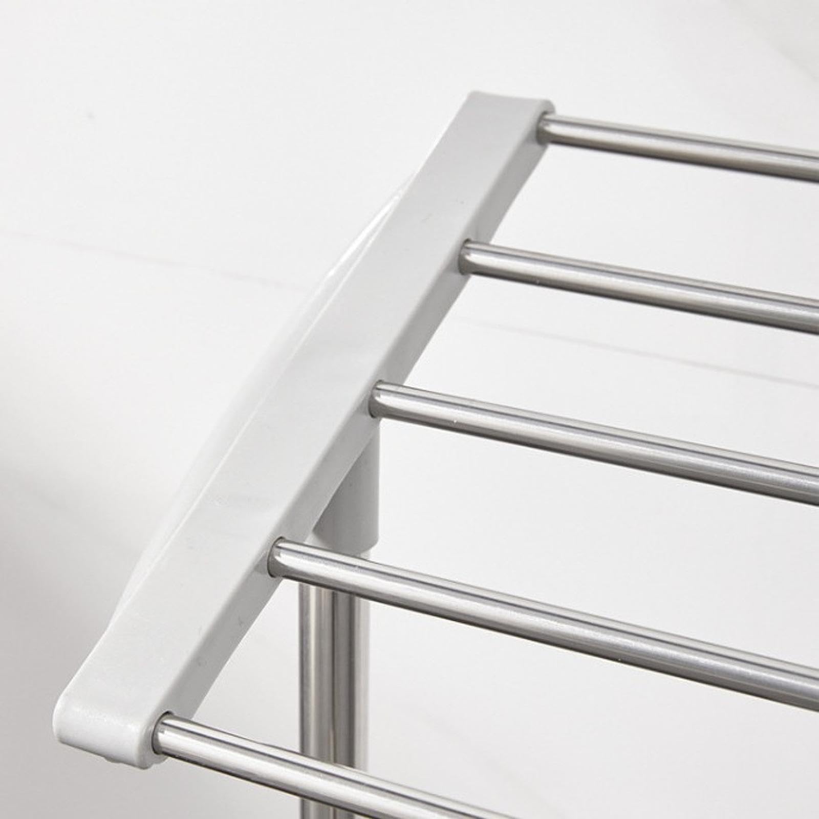 KESOTO Stendibiancheria Portatile Indipendente, Resistente, per Bagno, Hotel, Balcone, Appartamento O Dormitorio.