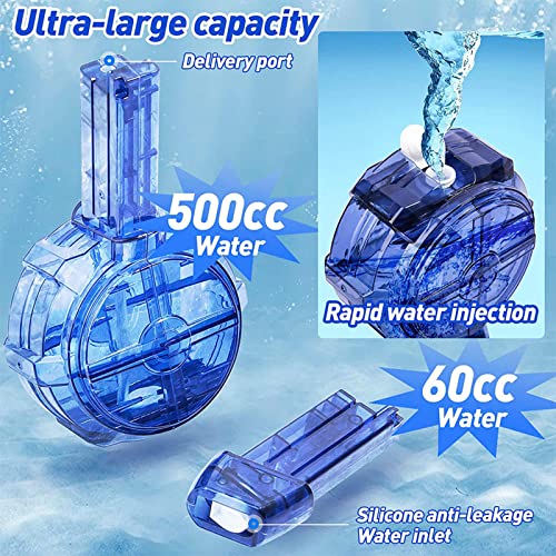 Pistola De áGua AutomáTica, Alcance MáXimo 32 PéS,500cc+60ccAlta Capacidade Pistolas De áGua Pistola