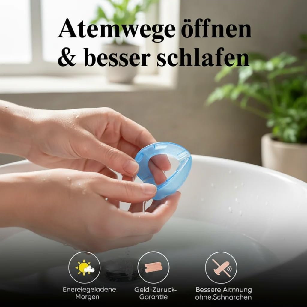 Levora Anti-Achnarch-Achiene Knirscherschiene,wiederverwendbare Schlafhilfe (2PCS)