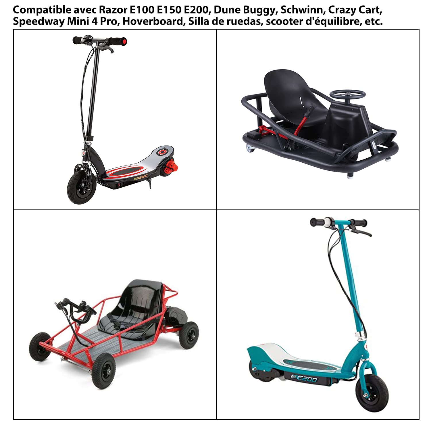 Chambre à Air 200 X 50 Decathlon Chambres à Air Scooter Lot De