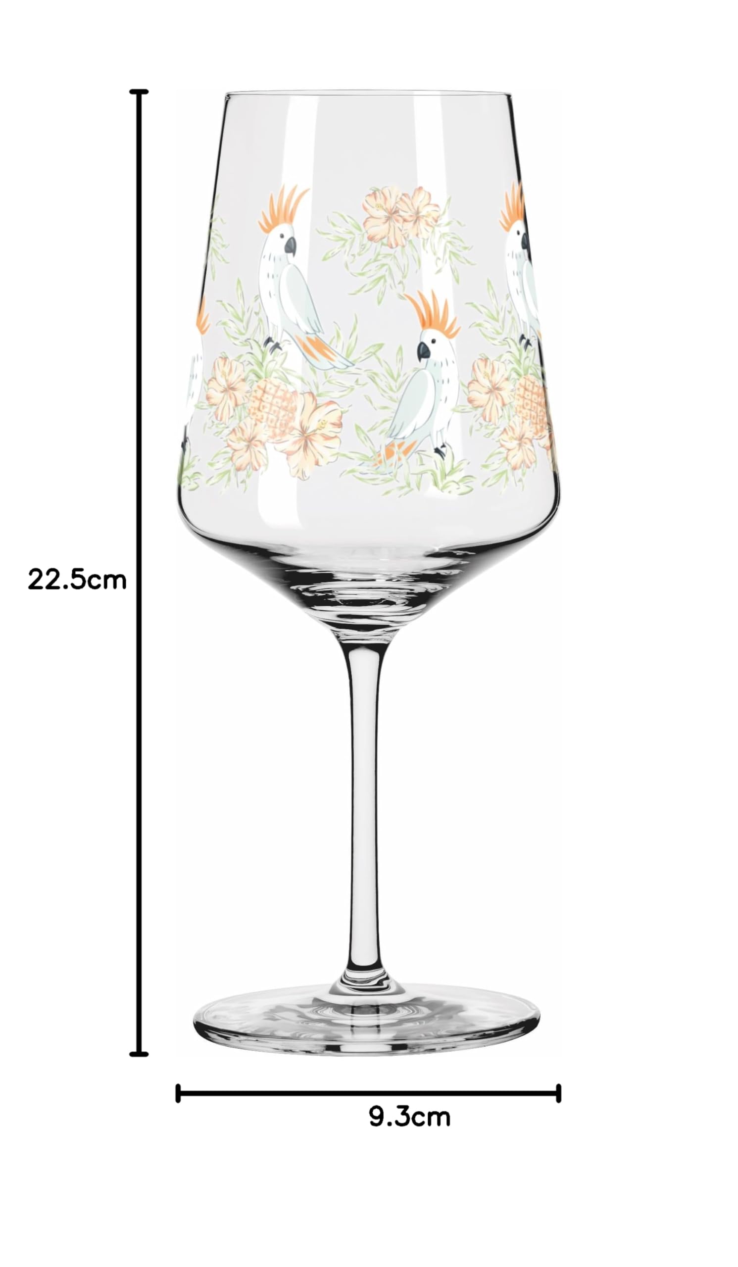 RITZENHOFF 6211001 zestaw 2 słoików na aperitif, 500 ml, seria letnia rosa - styl kwiatowy, wielokolorowe - Made in Germany