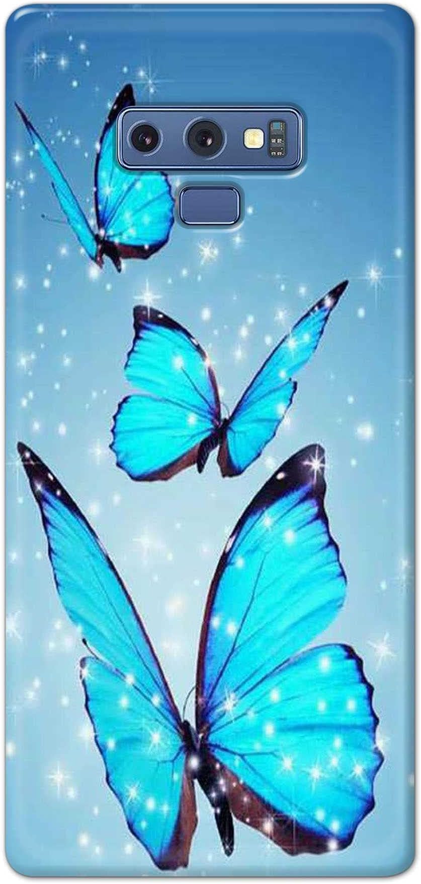 NalamiCases Sizzling Amazing Butterflies Girl Girlish Printed Designer Hard Back Case Cover for Samsung Galaxy Note 9, SM-N960F / DS, SM-N960U, SM-N9600 / DS -(FT) DNL2001