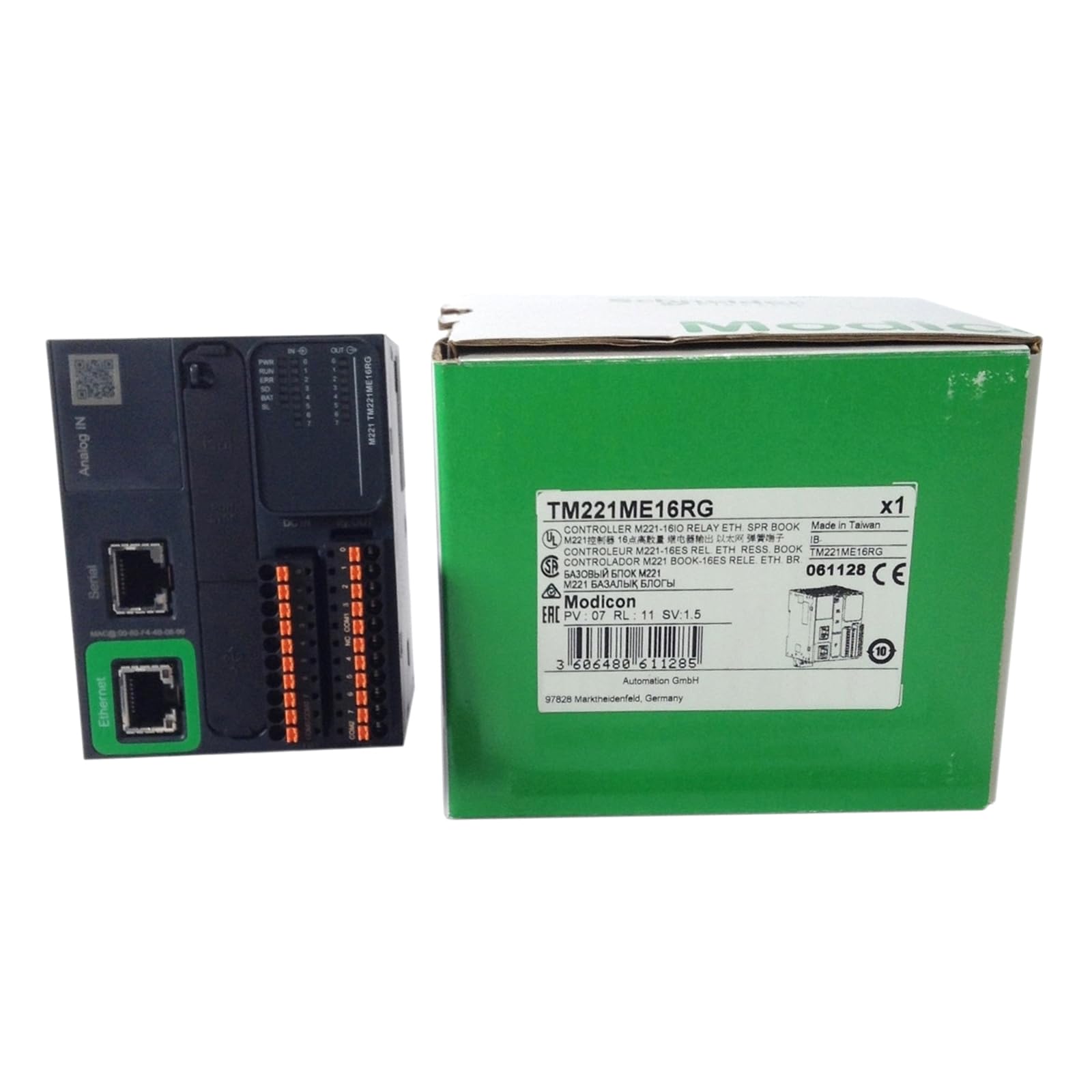 KNIUWMBMH TM221ME16RG TM221ME16RG Sealed in Box with One Year Warranty and Fast TM221ME16RG