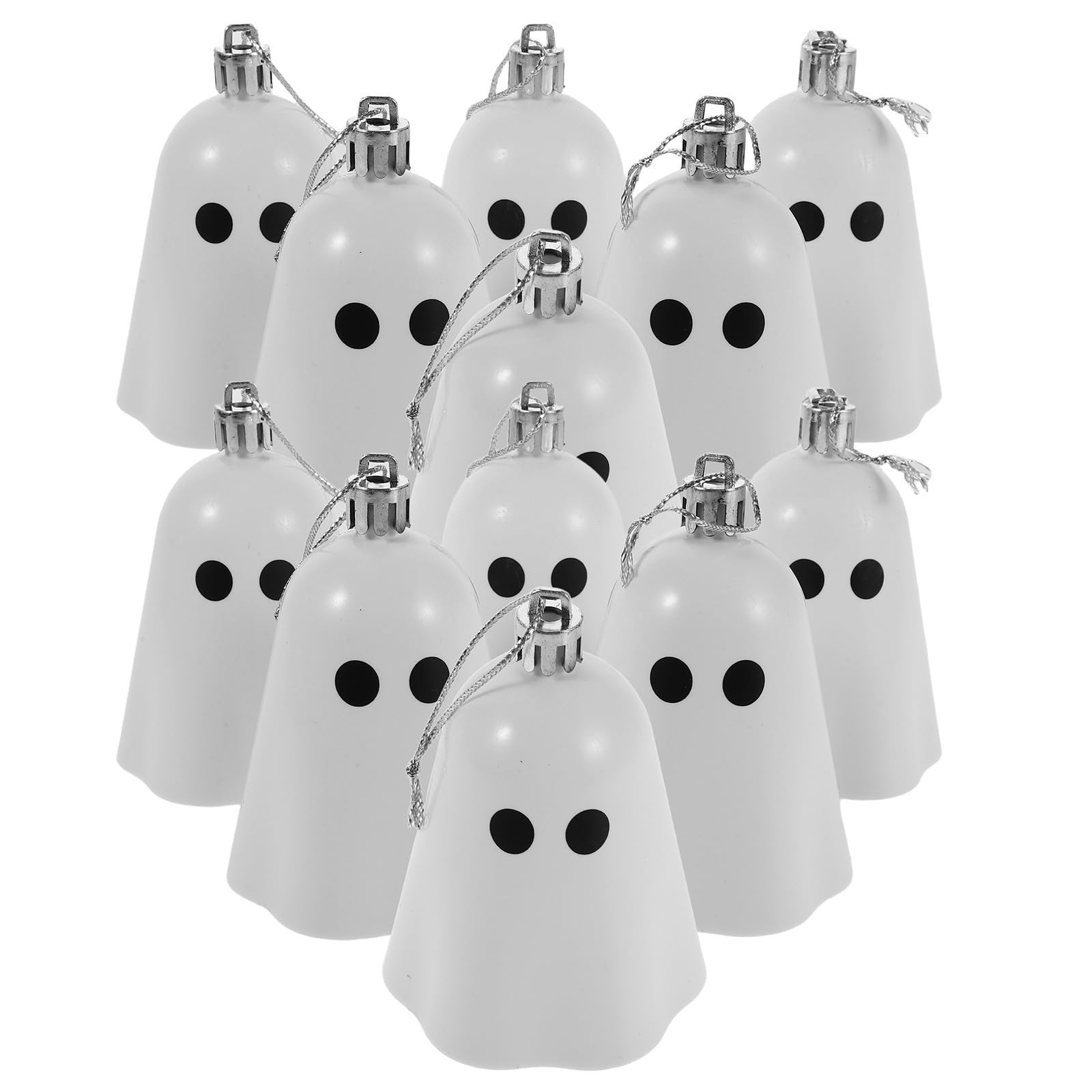 Taille compacte pour ambiance festive lot 12 fantômes résine FOMIYES