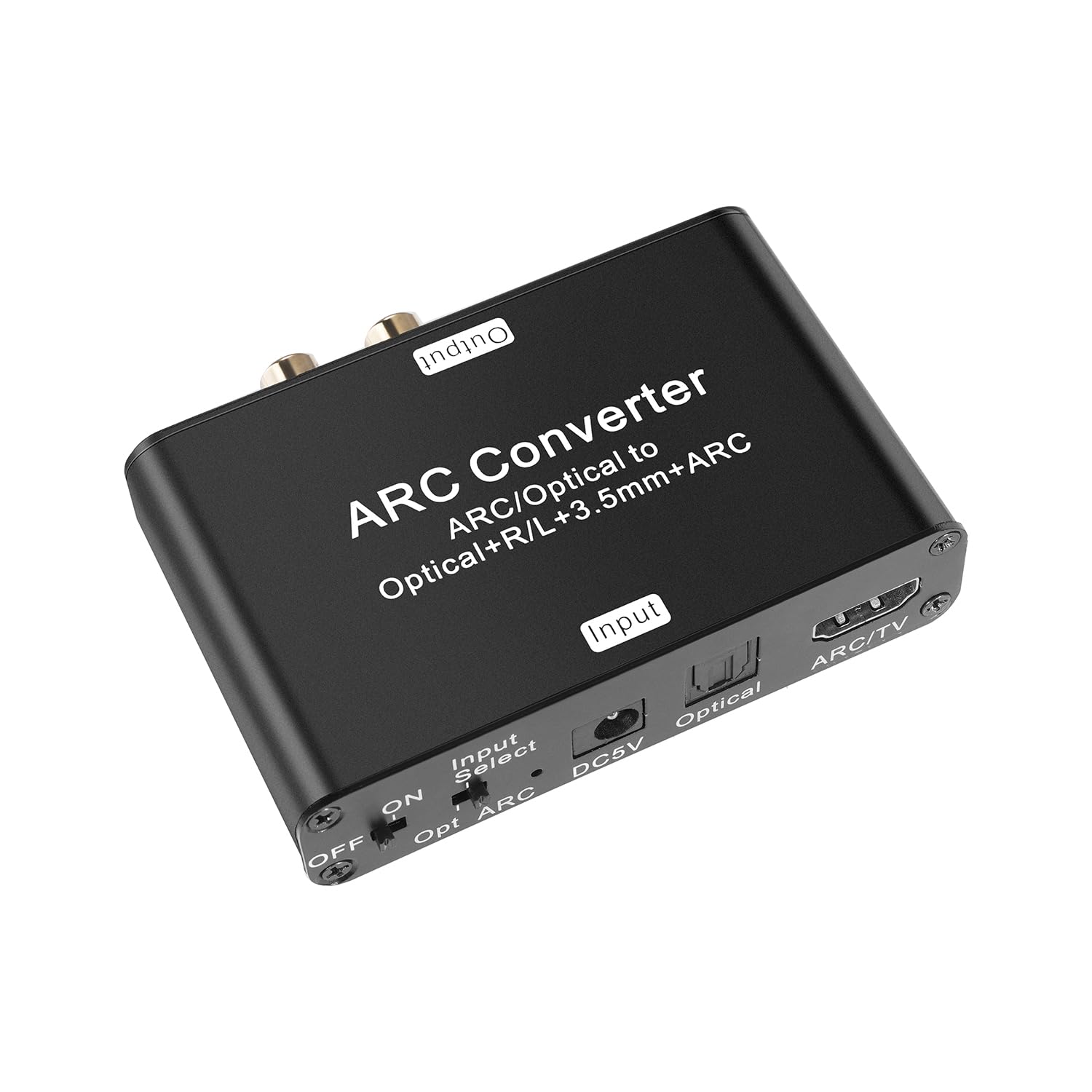 Estrattore audio HDMI ARC con stereo ottico digitale RCA L/R coassiale SPDIF, adattatore jack ARC da 3,5 mm, convertitore DAC 192KHz
