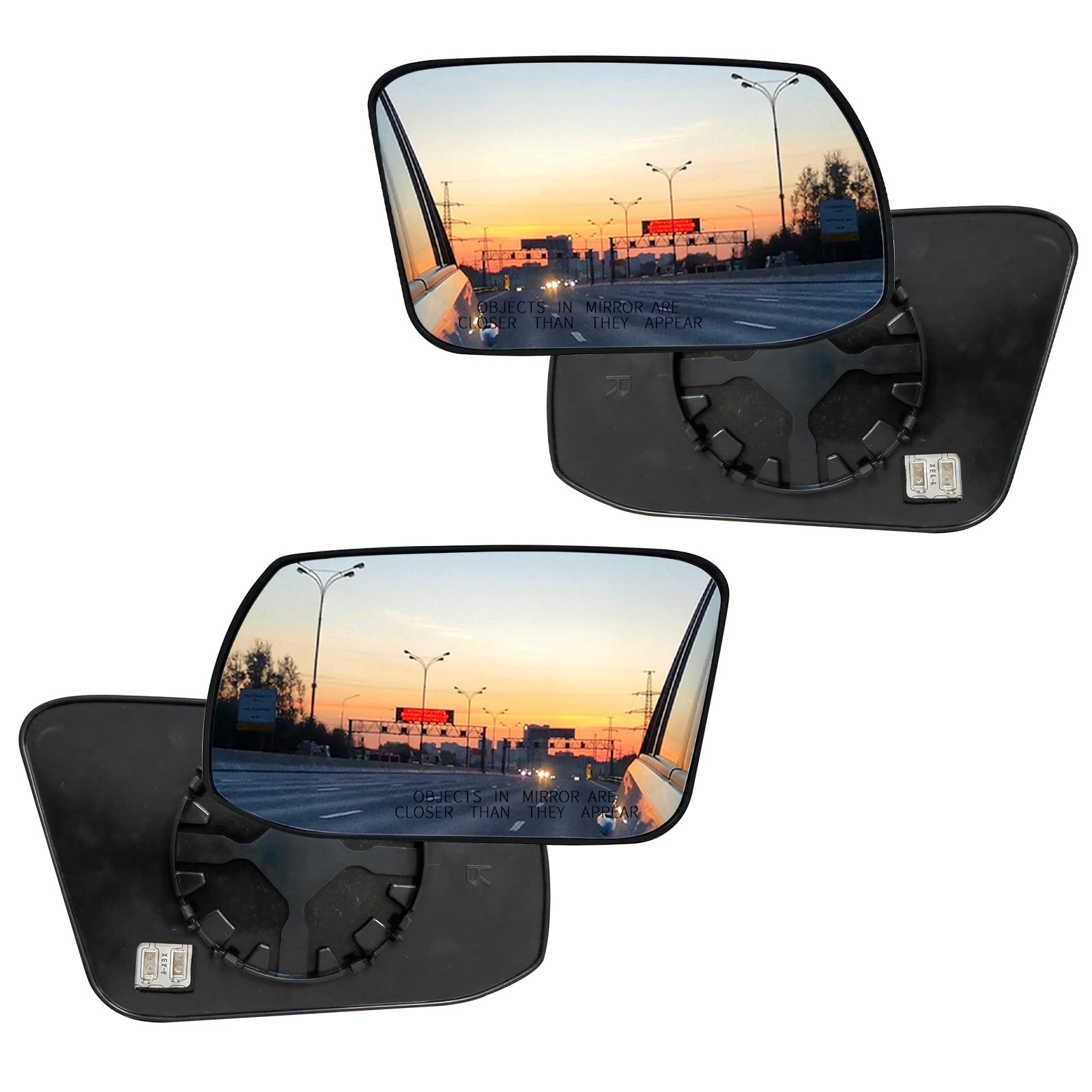 For 2013-2018 Nissan Altima Gloss Black Mirror Covers Overlays (W/O Turn Signal - Foto 6