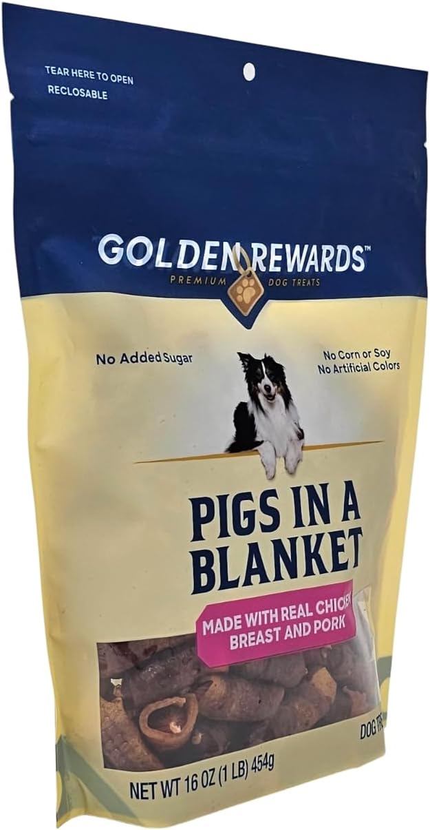 Golden Rewards Pigs in A Blanket - 16oz Bag - 2 Pack