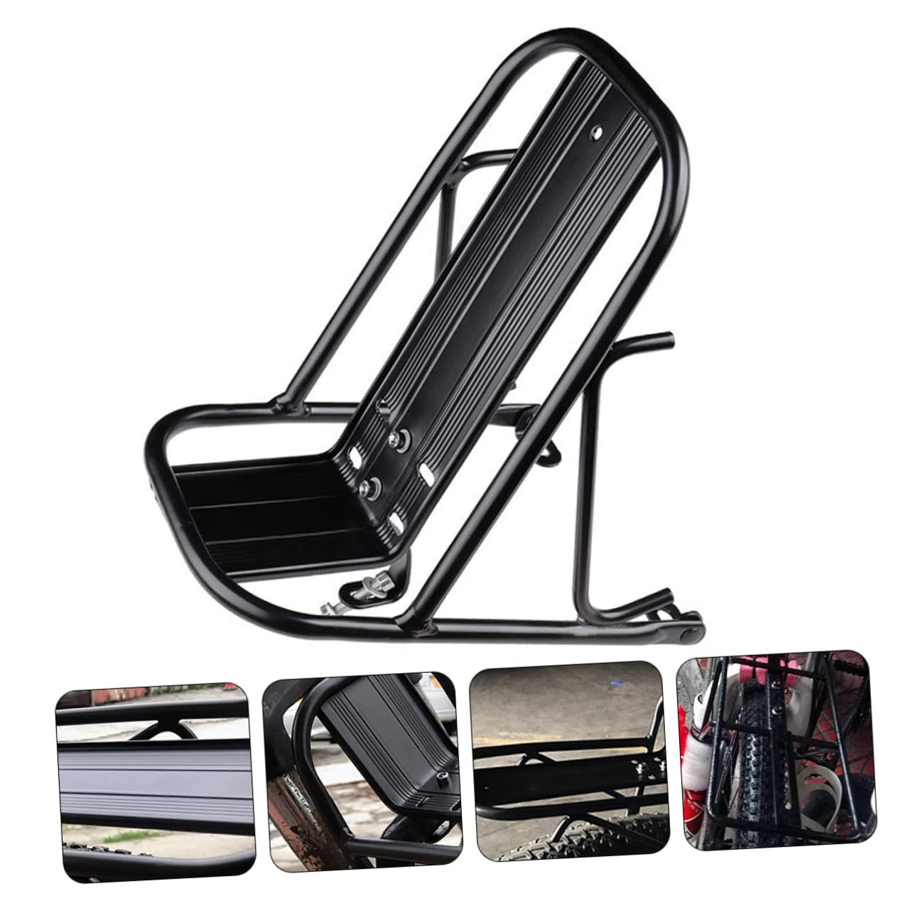 OSOLADY Bike Front Bag Holder Bike Front Rack Cycle Supplies Compact and Lightweight