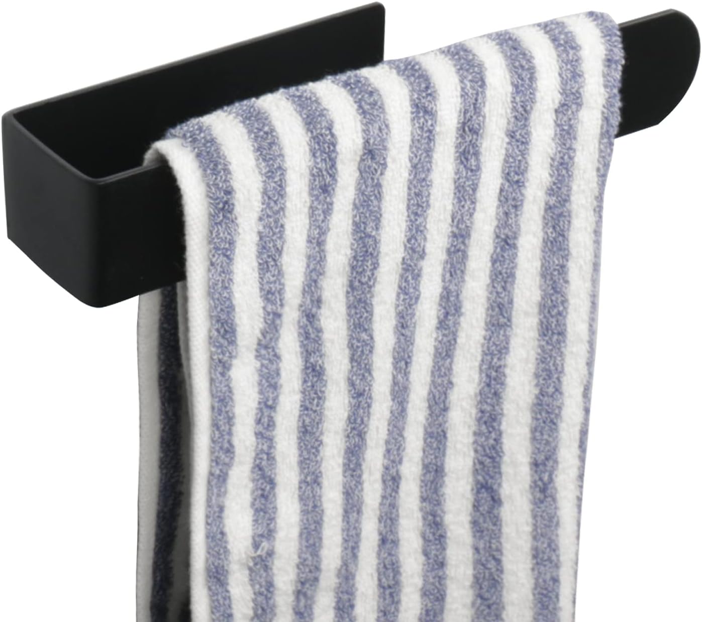 TocTen Hand Towel Bar/Towel Ring, No Drilling Stick on Wall Holder, SUS 304 Stainless Steel Rod, Strong Self Adhesive Hanger/Rack for Bathroom Kitchen