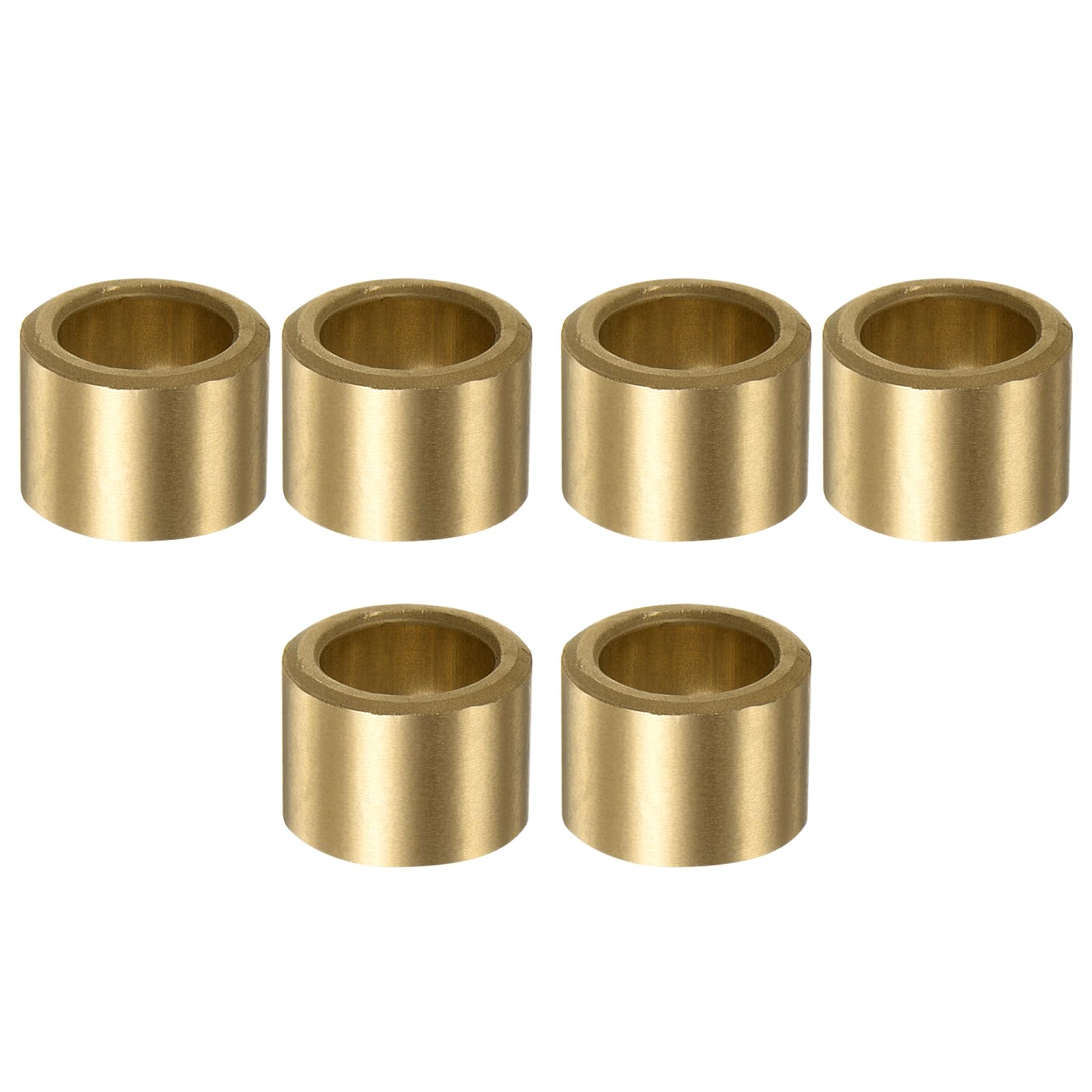 6 Pezzi Boccole In Bronzo Sinterizzato 12x18x24mm - Cuscinetti Autolubrificanti Per Alberi Macchine - Foto 7