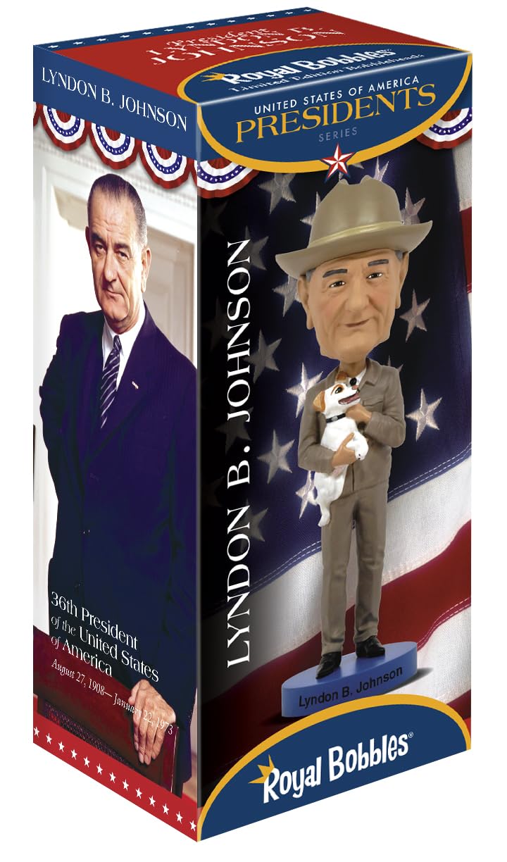 Lyndon B. Johnson - Estatua coleccionable de Bobblehead 5
