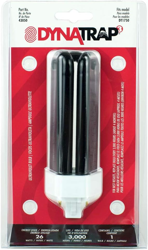 DynaTrap 43050 26-Watt Outdoor Models DT1750 and DT1775 Mosquito and Flying Insect Trap Replacement UV Bulb