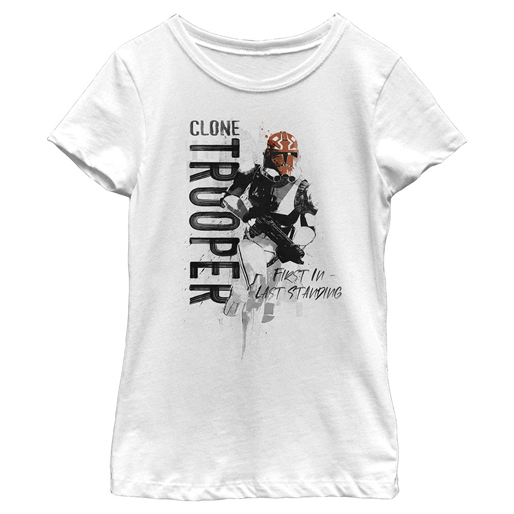 T-shirt Star Wars Trooper blanc en coton de qualité taille M - 2