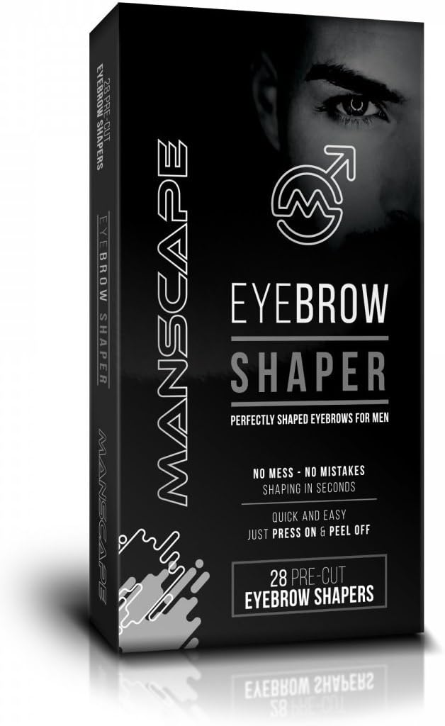 Manscape Eyebrow Shapers 28 Pre-Cut Eyebrow Shapers