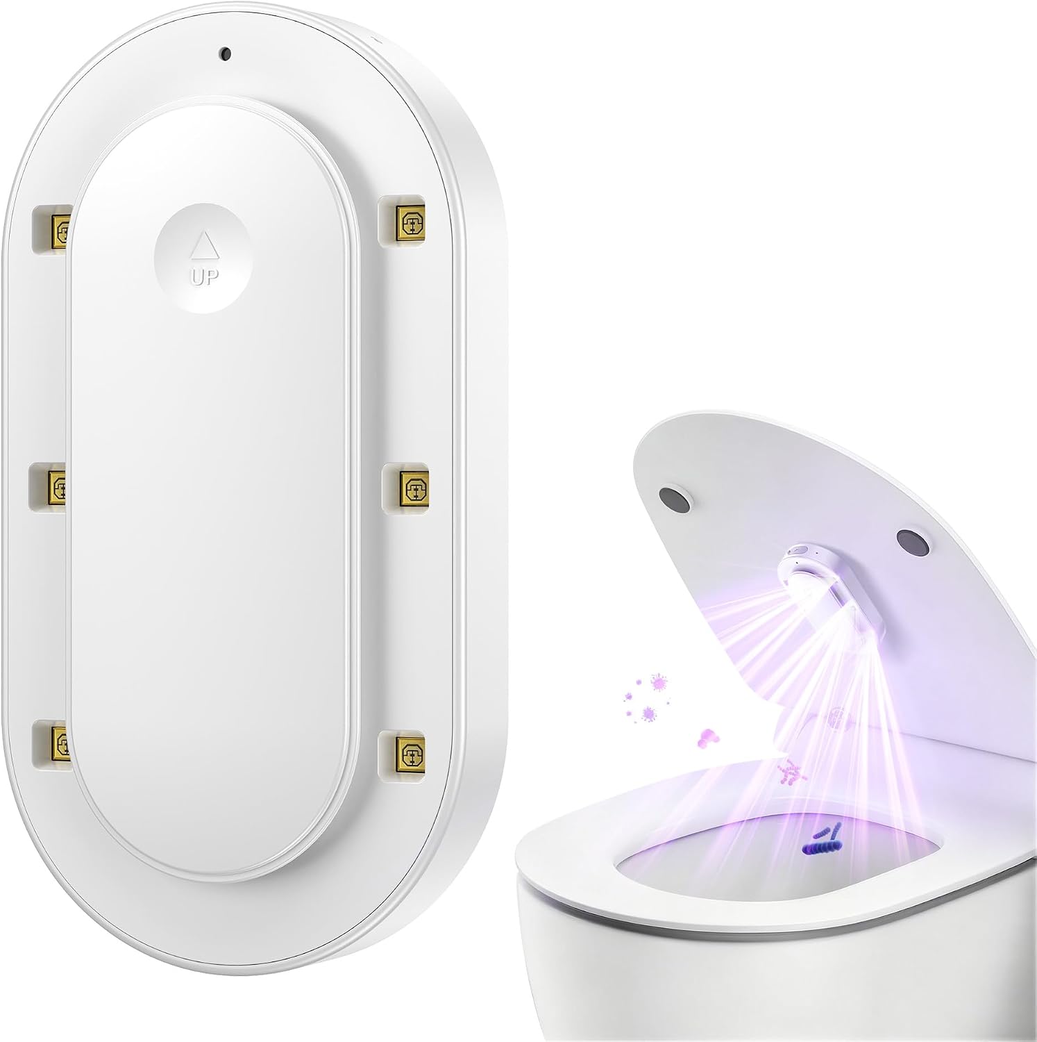 Automatic Toilet Cleaner, Reduce Odors,1800mAh Rechargeable Battery, Siutable For Home and Hotel.