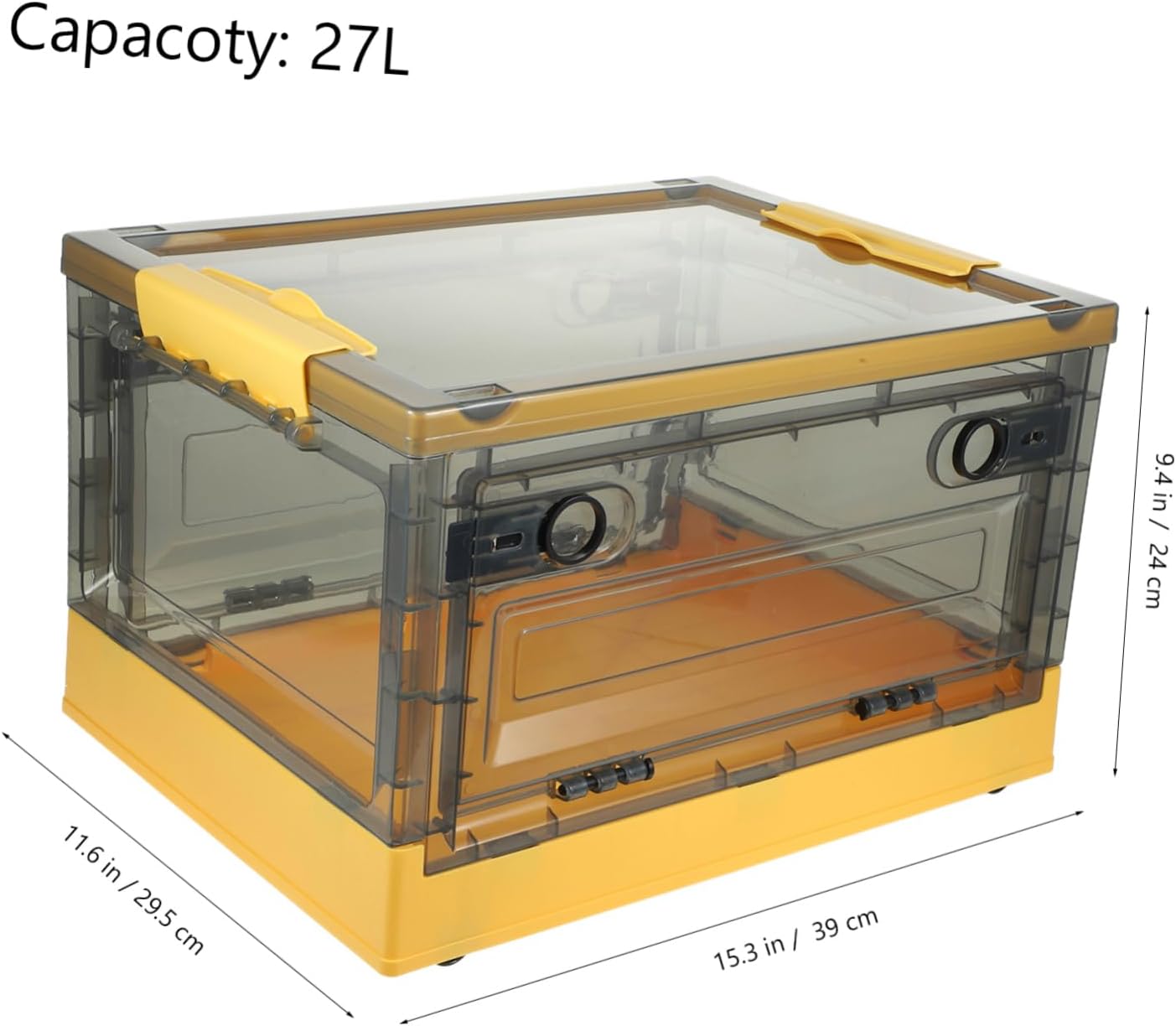 Multi Functional Large Capacity Plastic Storage Box with Lid Transparent Organizer for Household Jewelry Beads Tools Storage and Closet Organization