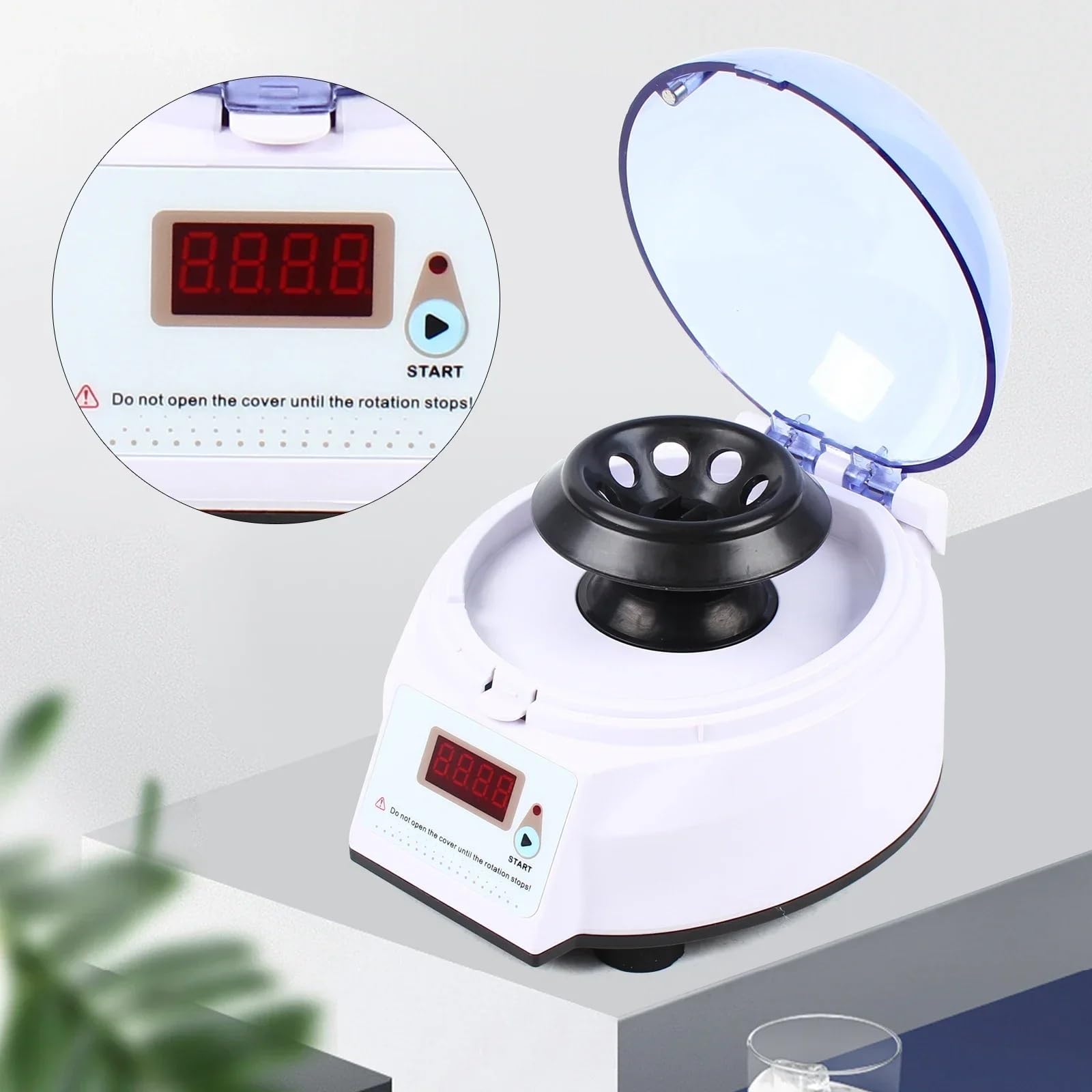 Digitale Tisch-Minizentrifuge mit niedriger Drehzahl (4000 U/min) und Überlastschutz for experimentelle Lehrzwecke im Labor Laborzentrifuge