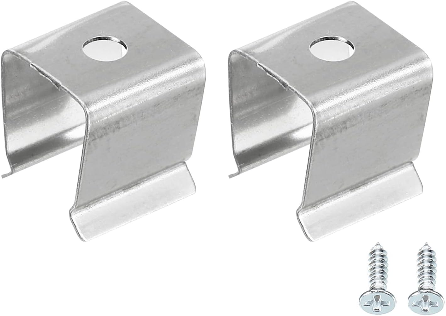 Rope Light Mounting Clips, 20 Pack Wall Channel Mounting Holder Accessories for 8mm to 11mm Waterproof LED Strip, Stainless Steel