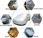 ETOPARS Car Automotive Cover Waterproof All Weather UV Sun Snow Dust Rain Resistant Storage Protection L 480 x 175 x 120 cm