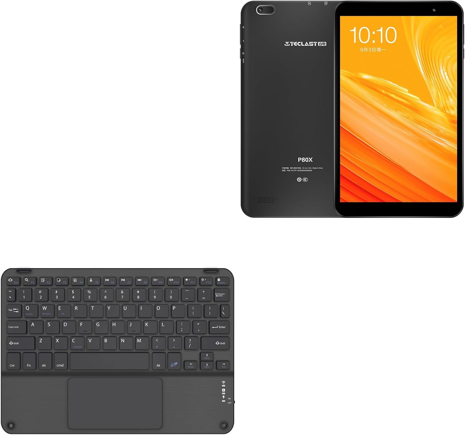 BoxWave SlimKeys Bluetooth Keyboard with Trackpad