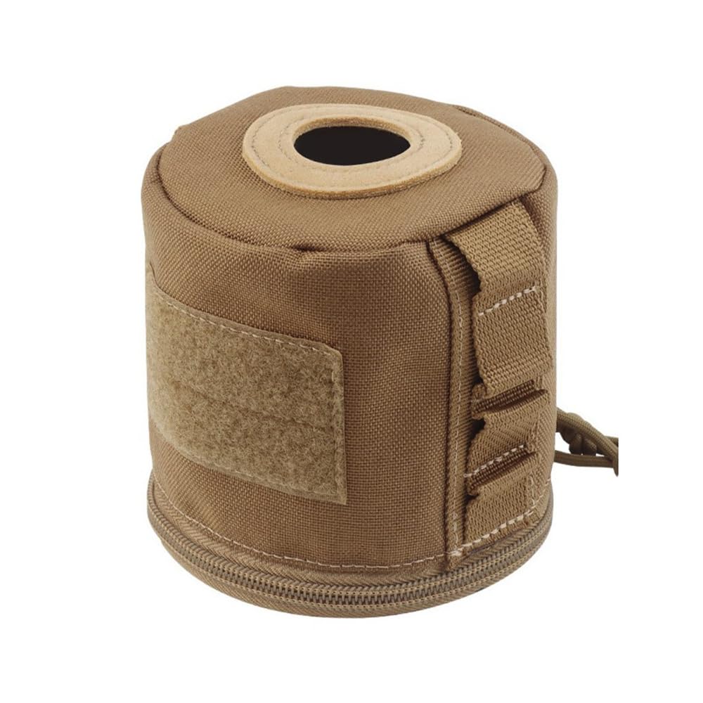 Tactical Toilet Paper Holder,Waterproof Roll Tissue Case with MOLLE Mount Side Webbing for Camping, Hiking,Bathroom