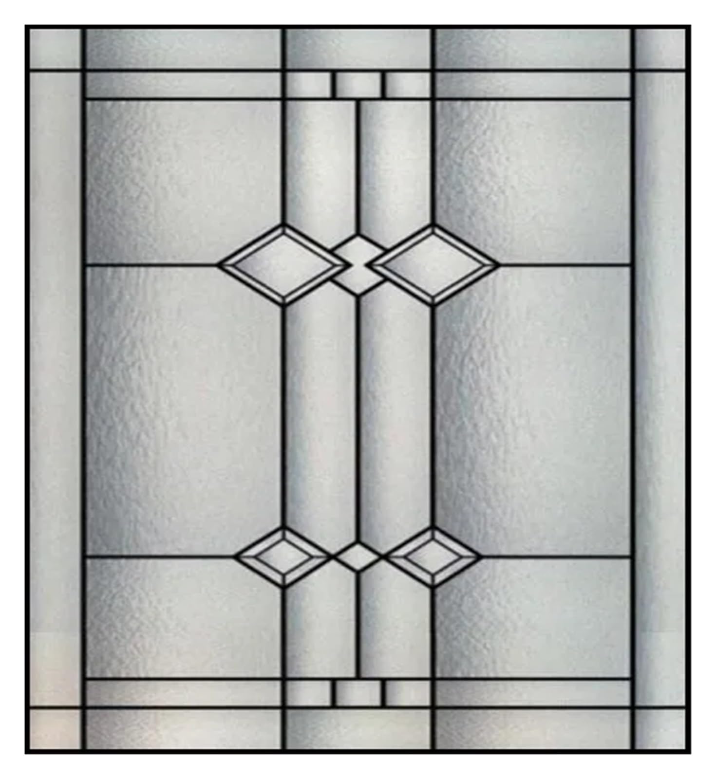 Window Film Stained Glass Window Film Retro Vintage Frosted Static Cling Art Colored Films Door Sticker