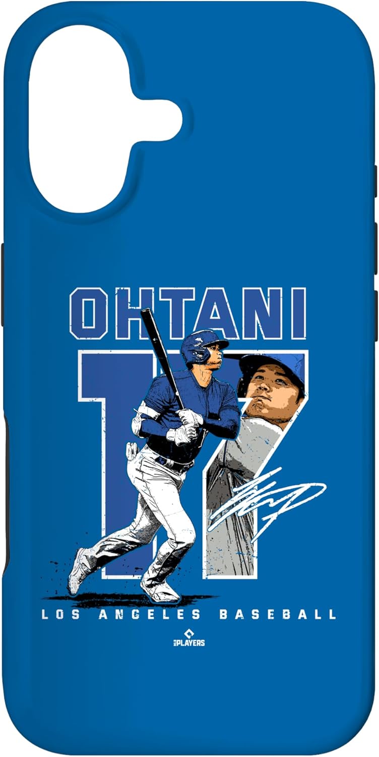 Number and Portrait Shohei Ohtani Los Angeles MLBPA Case for iPhone 17