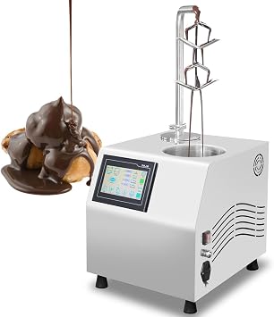 Countertop Chocolate Tempering Machine, Chocolate Fountain Machine, Strawberry Chocolate Coating Machine, Chocolate Dispenser, Chocolate Melting Machine,5.5L