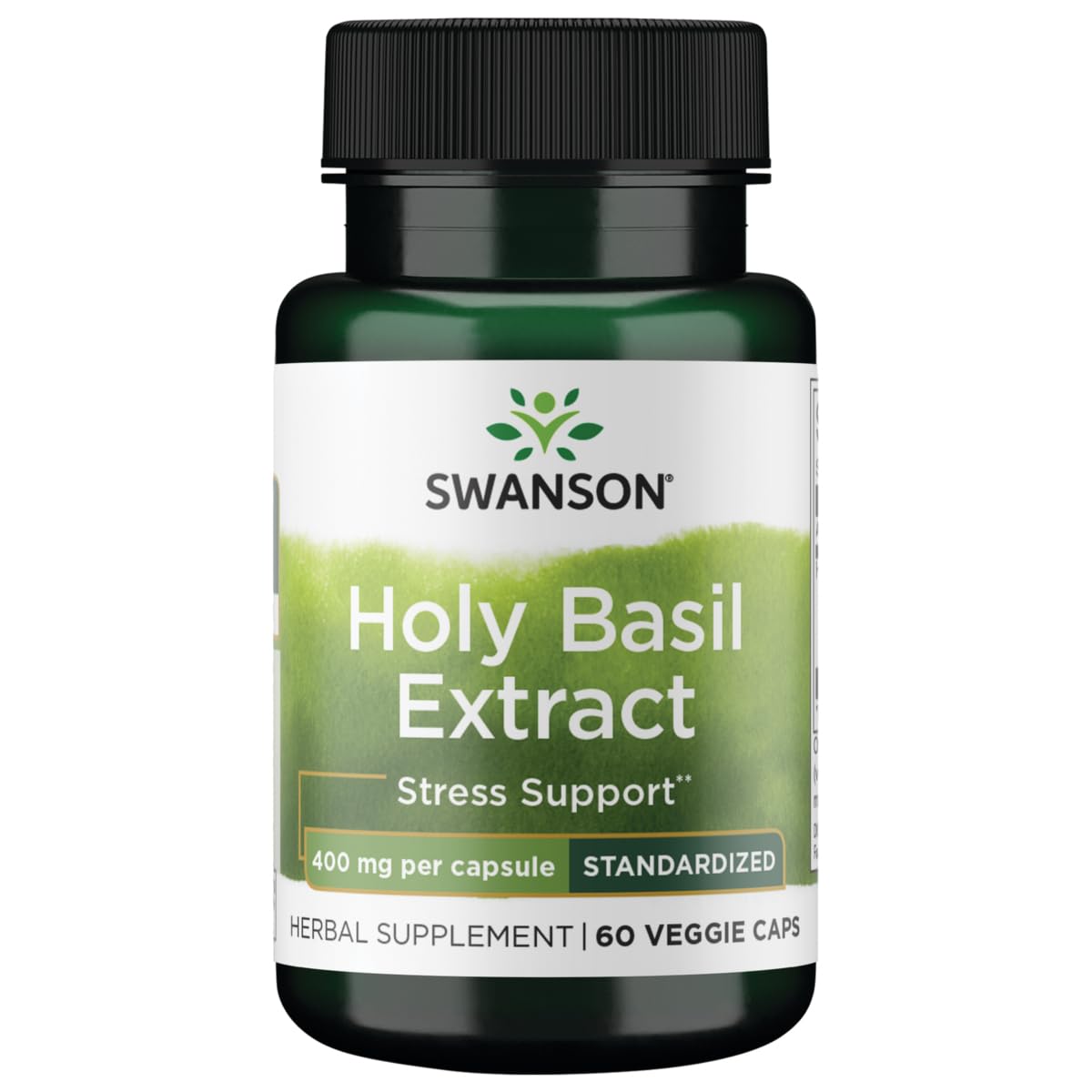 Swanson Herbs Holy Basil (Tulsi) 400Mg 60 Veg Capsules