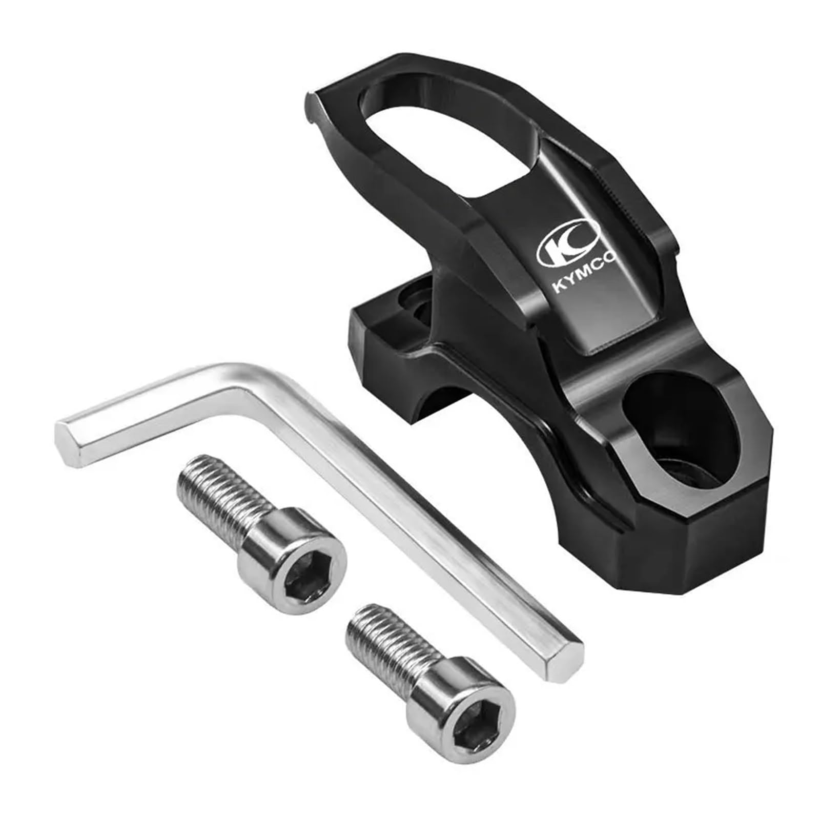 AUytcin Bike Hook Storage Hook for KYMCO AK550 XCITING 250 300 350 400 400S 500 Downtown 125 300i Motorcycle CNC Luggage Bag Bottle Storage Hook Helmet Holder(C)