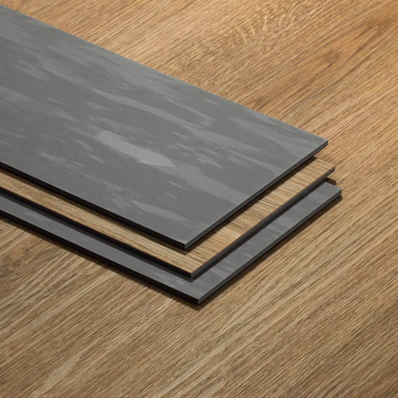 Miniatura 42 de Lucida Surfaces Azulejos de vinilo de lujo Piso adhesivo para instalación de bricolaje 10 tablones de aspecto de madera GlueCore Pro Chino