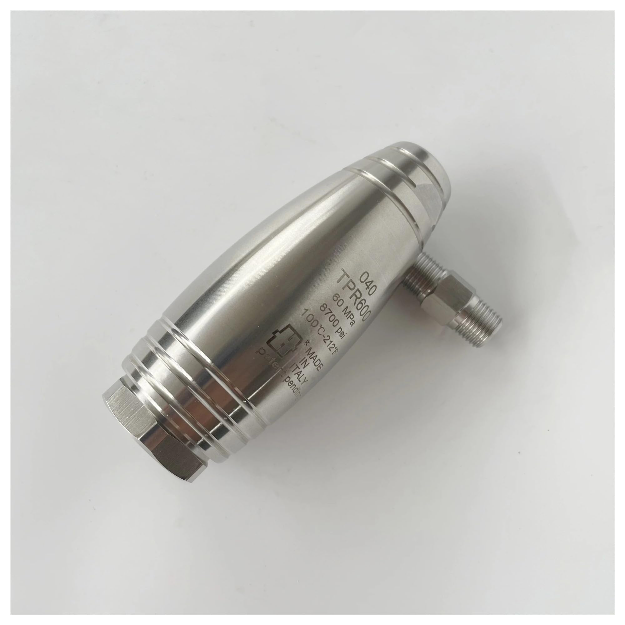 Ugello rotante turbo ad alta pressione da 500/600 bar, attacco rapido da 1/4" con anima in acciaio al tungsteno for la pulizia dell'acqua potabile(500l600 bar 040)