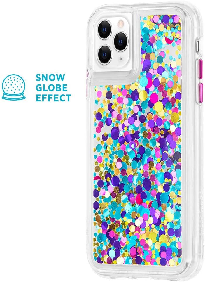 Case-Mate - WATERFALL - Glitter Case for iPhone 11 Pro Max - 6.5 inch - Confetti