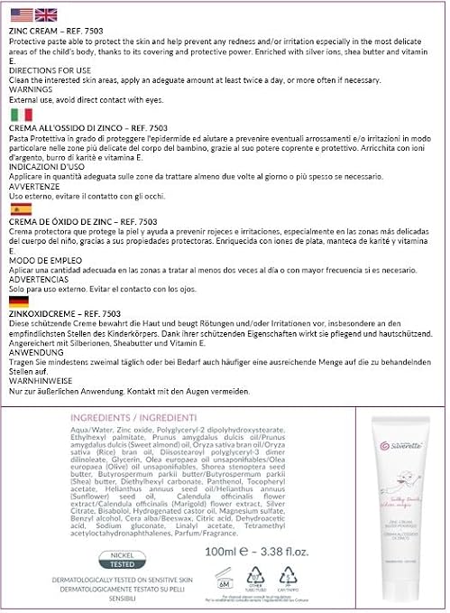 Silverette Beauty Line (zinc Cream Silver-powered)