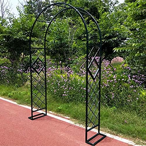 Amazon Co Jp 結婚式のアーチガーデンパーゴラロマンチックな巻きひげバラのアーチ バルコニー 中庭 屋根 オフィス 結婚式のシーンの庭 野菜の庭 中庭のつる植物の外にドアがあります Black 300 230cm Diy 工具 ガーデン