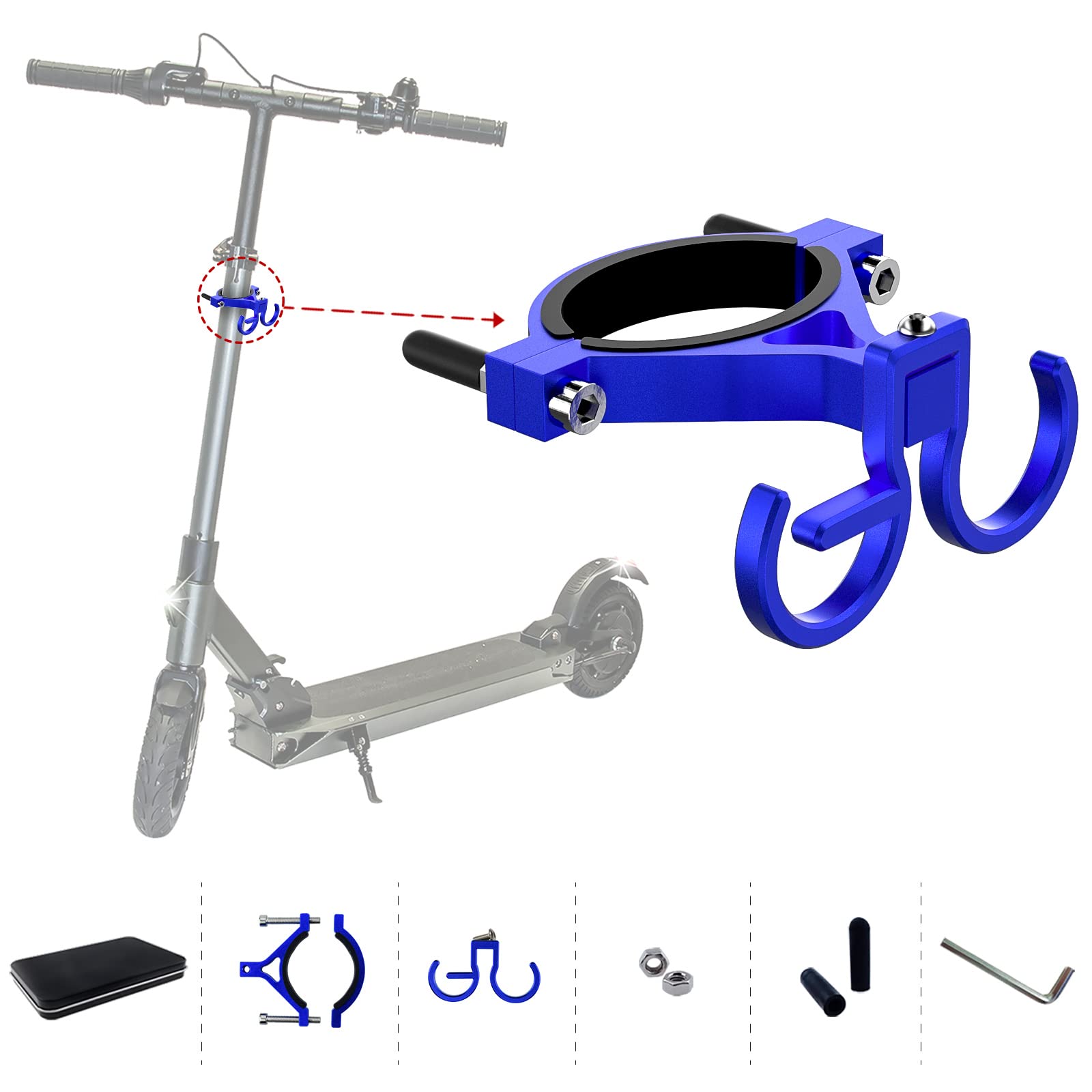 Electric Scooter Hook Simple Blue for sale Mesa, AZ Nellis Auction