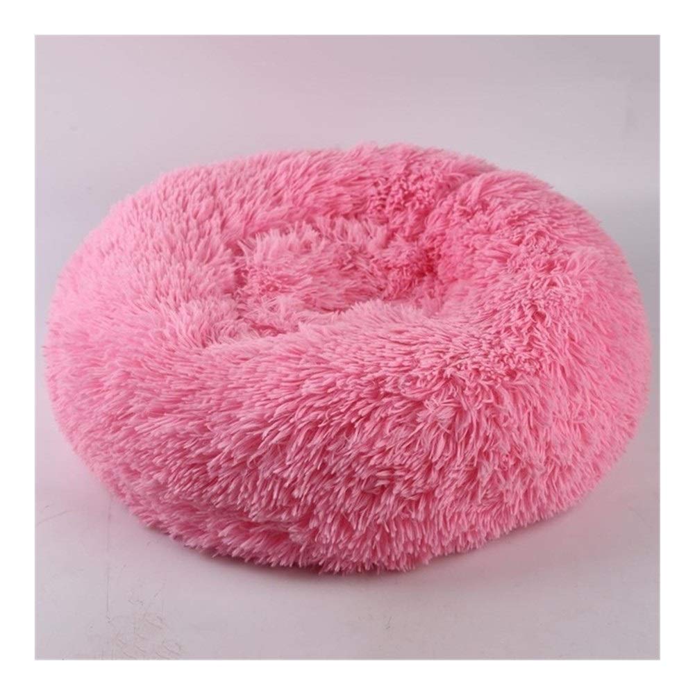 Lit donut bordeaux de 80cm pour grand chat et chien Yuxin Zhochen