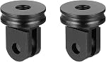 PATIKIL Aluminum Camera Tripod Mount Adapter, 1/4" Screw Tripod Conversion Adapter for Action Camera Tripod, Black