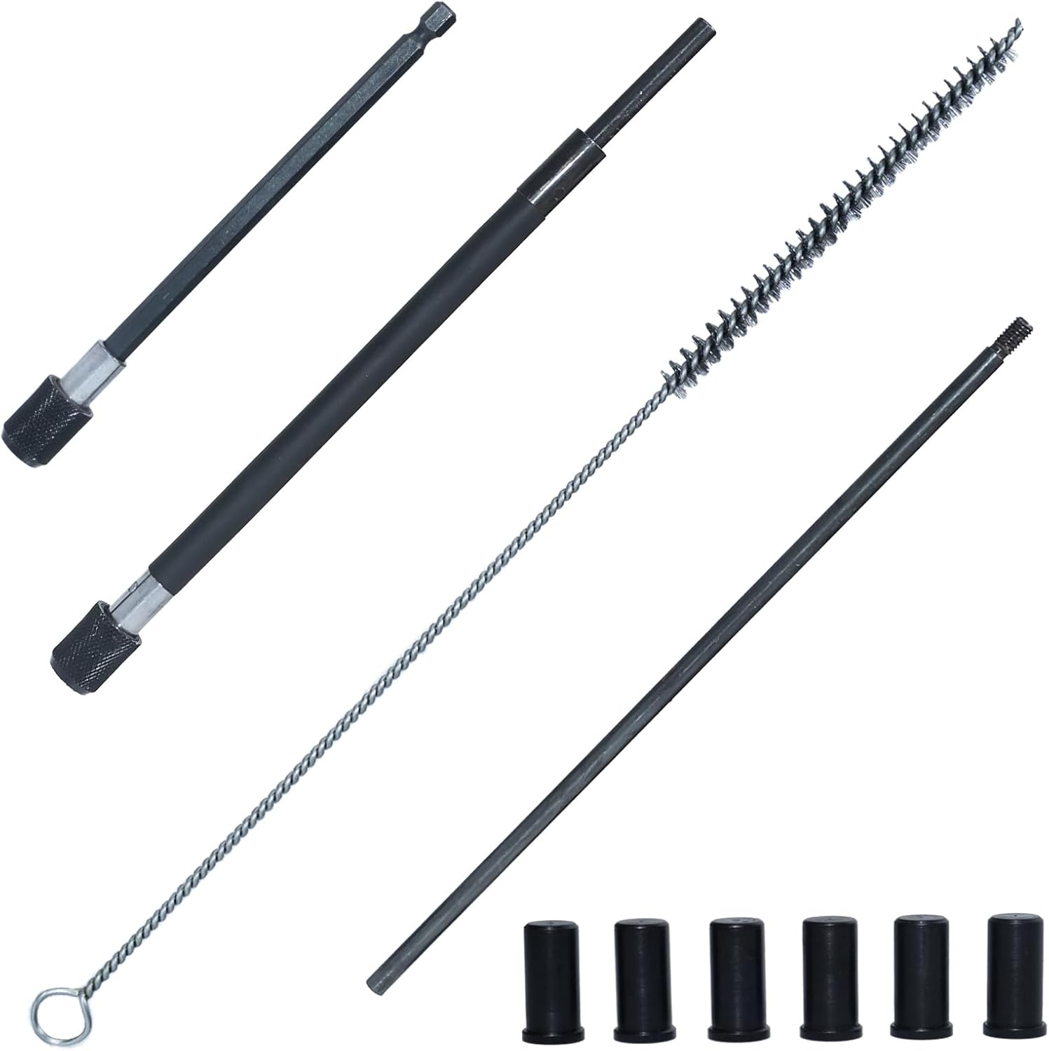 19 Pieces Injector Seat and Manhole Cleaning Set, Universal Injector Seat Cleaning Brush Kit, Injector Nozzle Sealing Tool for Most Diesel Engines.