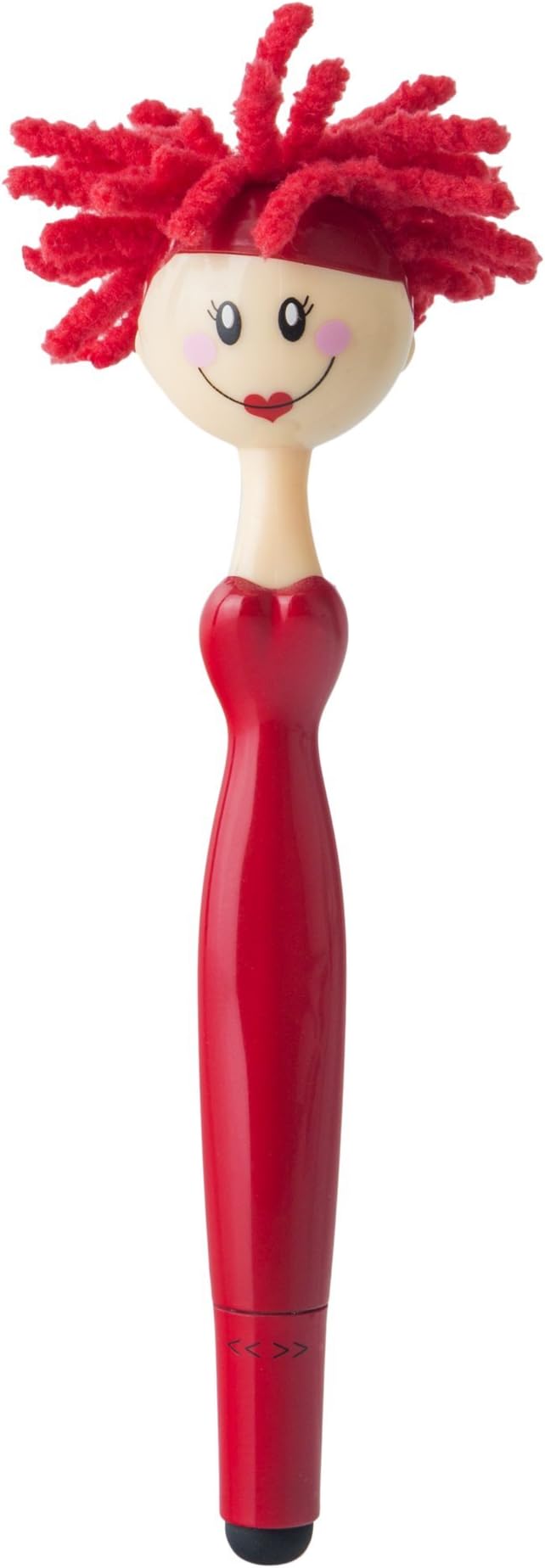 Vigar Dolls Pen – Microfibre, Plastic, 0.7 X 2.5 X 16 Cm, Colour: Red/Black