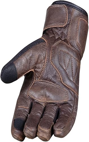 Miniatura 3 de Guantes protectores de cuero de primera calidad para motociclista