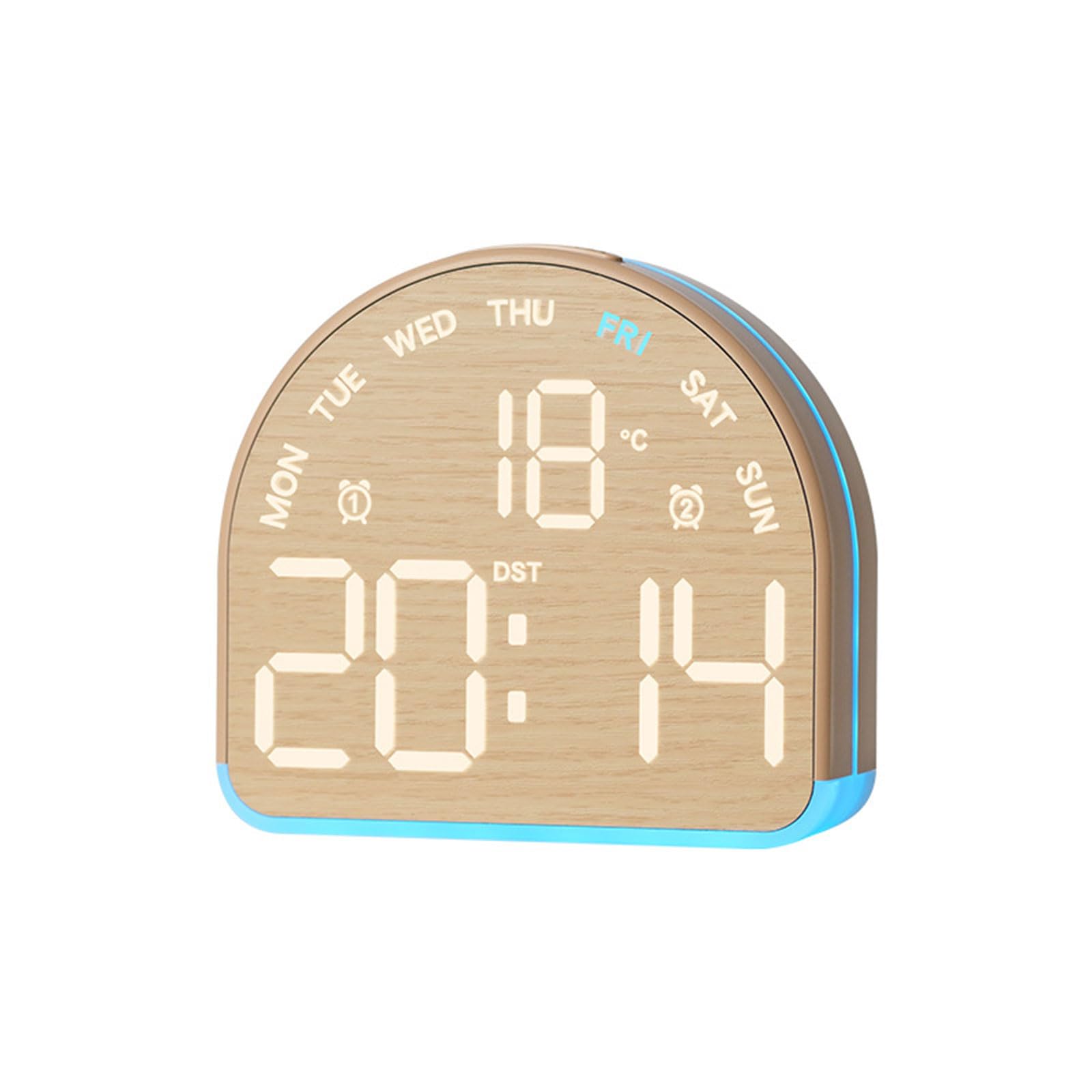 Limtula Alarm Clocks for Bedroom Living Room with 3 Brightness Dimmer Alarm Sound Electric Desk Clock