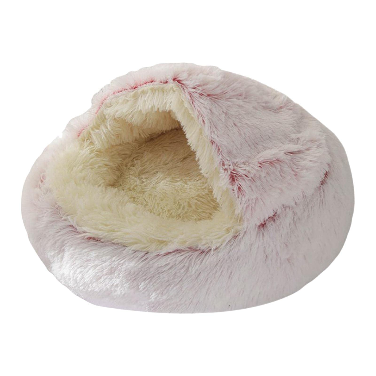 Coussin pour chien et lit chat rose 40cm lavable et antidérapant