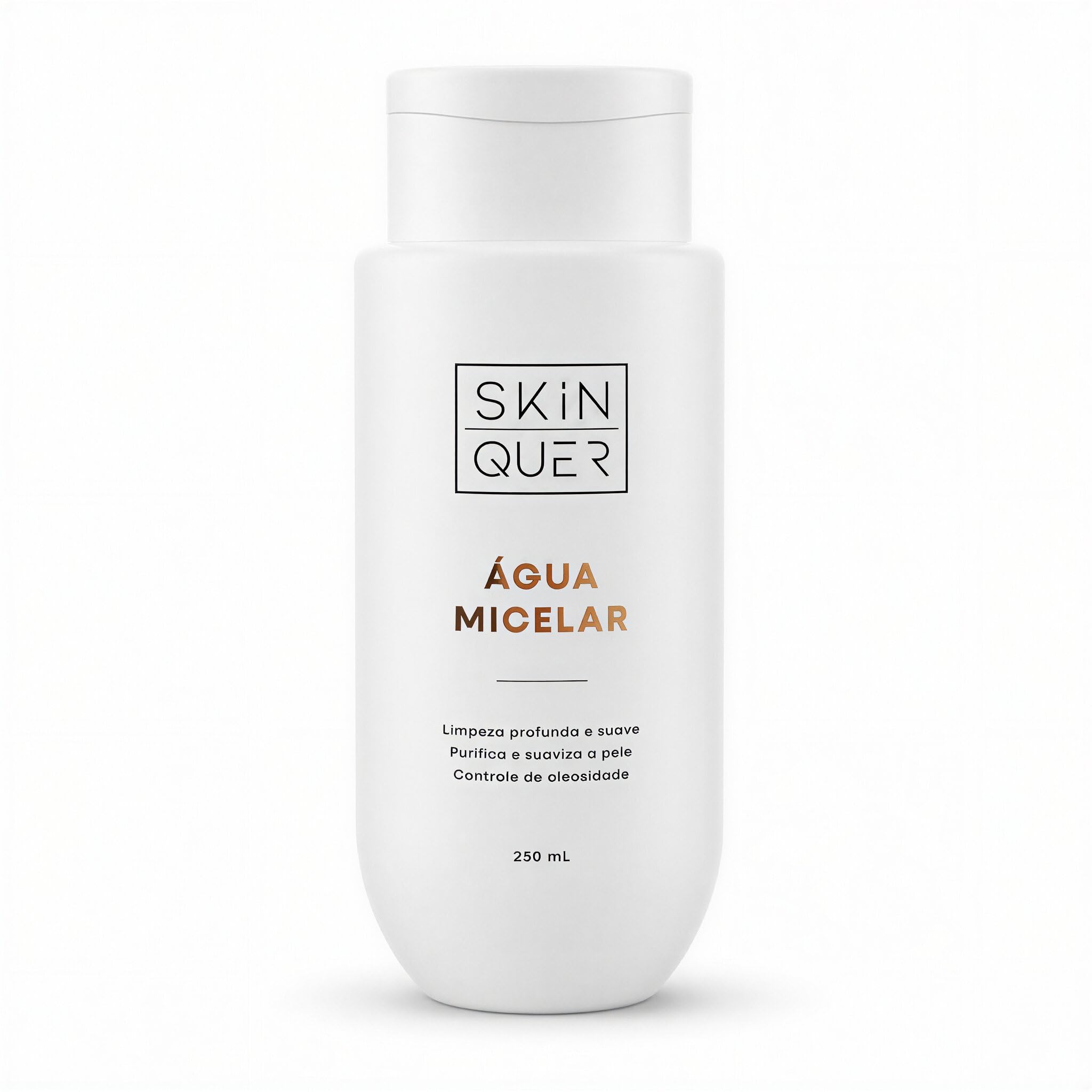 Água Micelar - Demaquilante, Antioleosidade, Limpa e Hidrata Vegano 250ml- Skin Quer