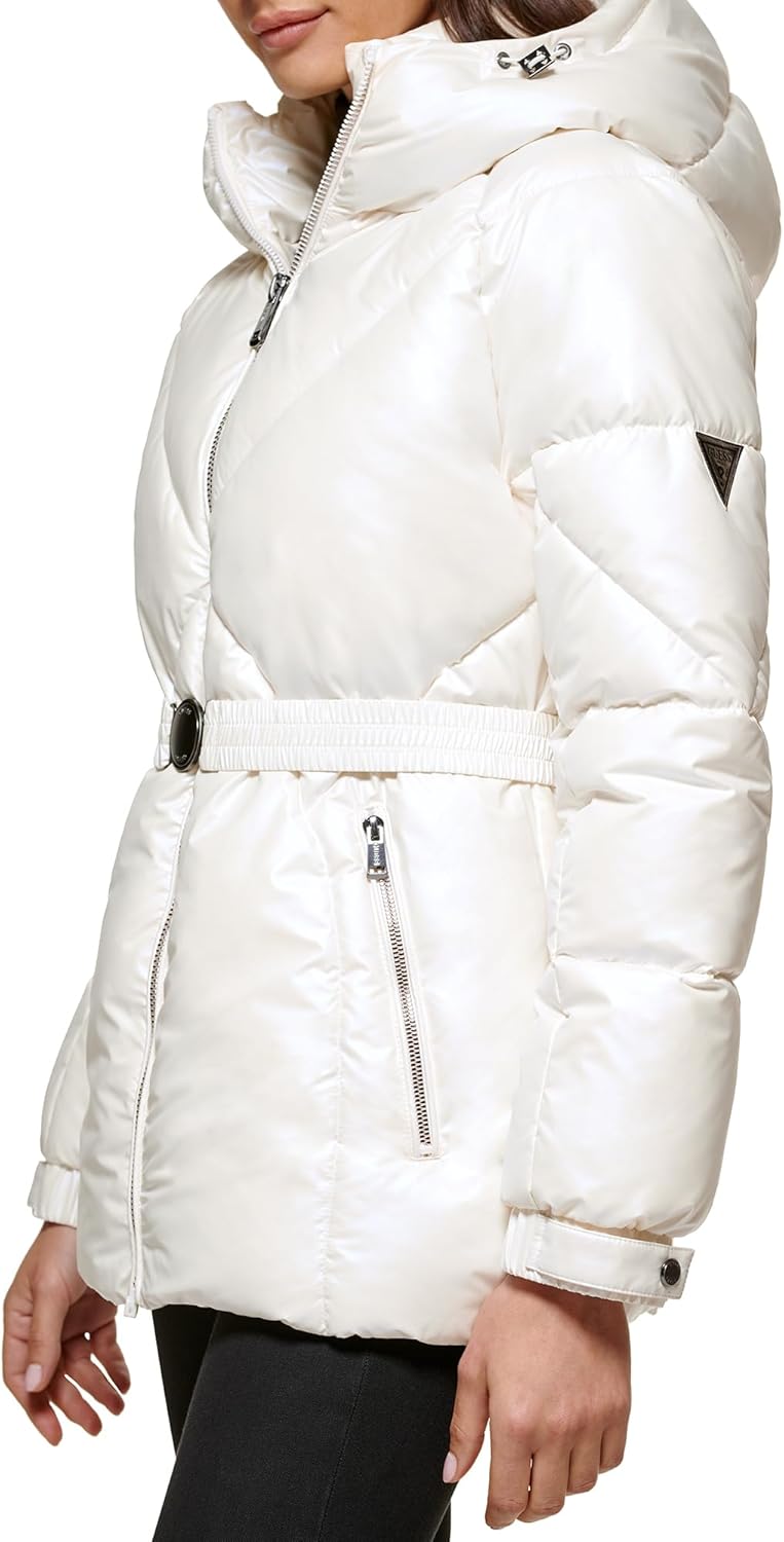 GUESS womens Guess Women's Midweight Puffer Jacket - Image 3