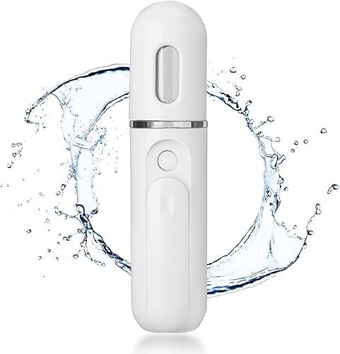 Atomizador de humedad facial de niebla fina para la cara Spritz de mano refrescante para la piel hidratación profunda, pulverizador de