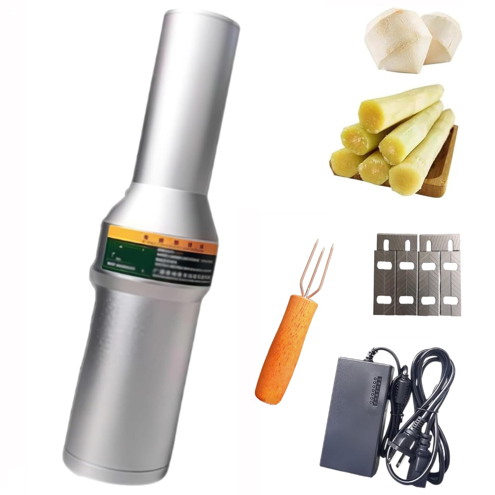 Pelador eléctrico de coco de 100 W, máquina peladora de verduras de acero inoxidable, cortador de frutas para calabaza, caña de azúcar, taro, melón de invierno, cocina comercial y doméstica