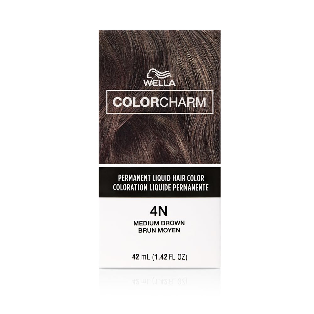 WELLA Color Charm Permanent Liquid Hair Color for Gray Coverage, Brown