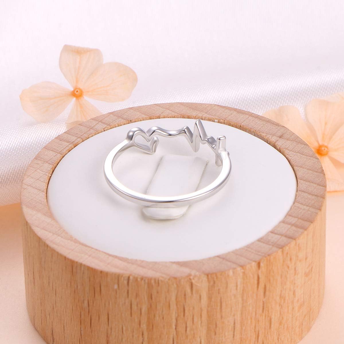 S925 Sterling Silver Cross Faith Hope Love Ring for Women Christian Jewelry Gifts 7 10