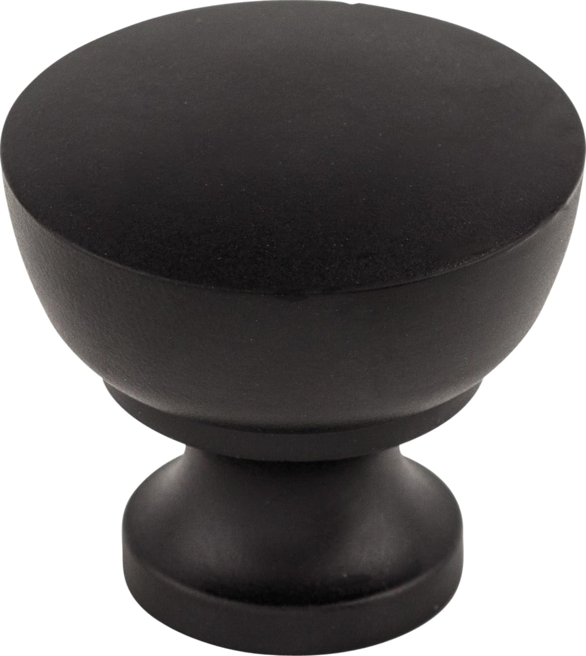 Top Knobs M1120 Dakota Collection 1-1/4 Bergen Knob, Flat Black